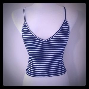 2/$30 💎 Brandy Mellvillle black and white tank